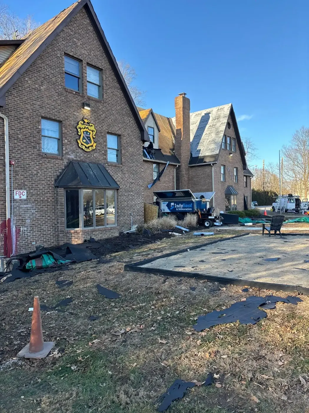 Commercial roofing by Hartford City Commercial Roofing near Lapel, IN
