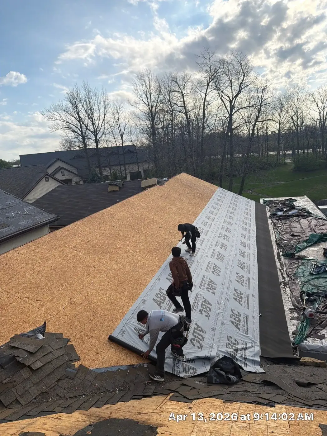 Commercial roofing by Hartford City Commercial Roofing near Pendleton, IN